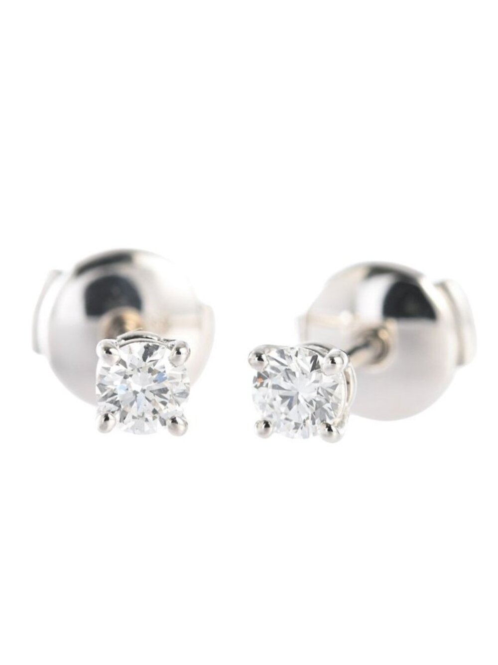 Tiffany & Co Earrings Stud Solitaire